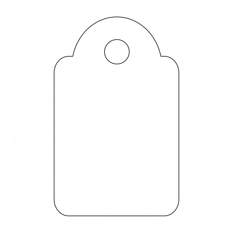 ETIQUETTE A FIL BLANC en pochette
