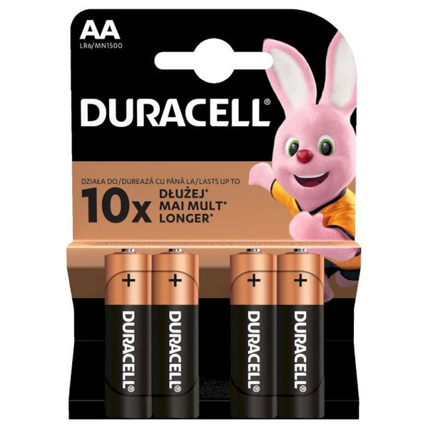 Piles alcalines LR6/AA  DURACELL 4u