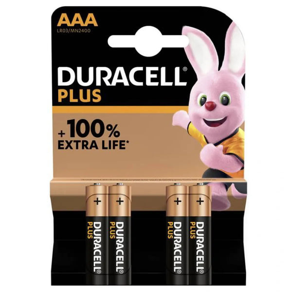 Piles alcalines  LR03/AAA (1,5V) DURACELL 4u