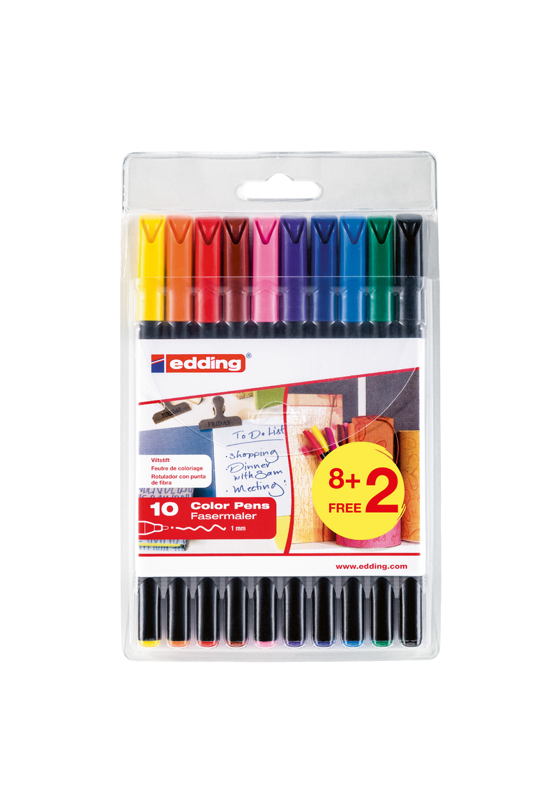 feutre de coloriage pointe fine 1200 EDDING 10U