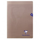 Cahier agrafé Mimesys grands carreaux couverture polypropyléne